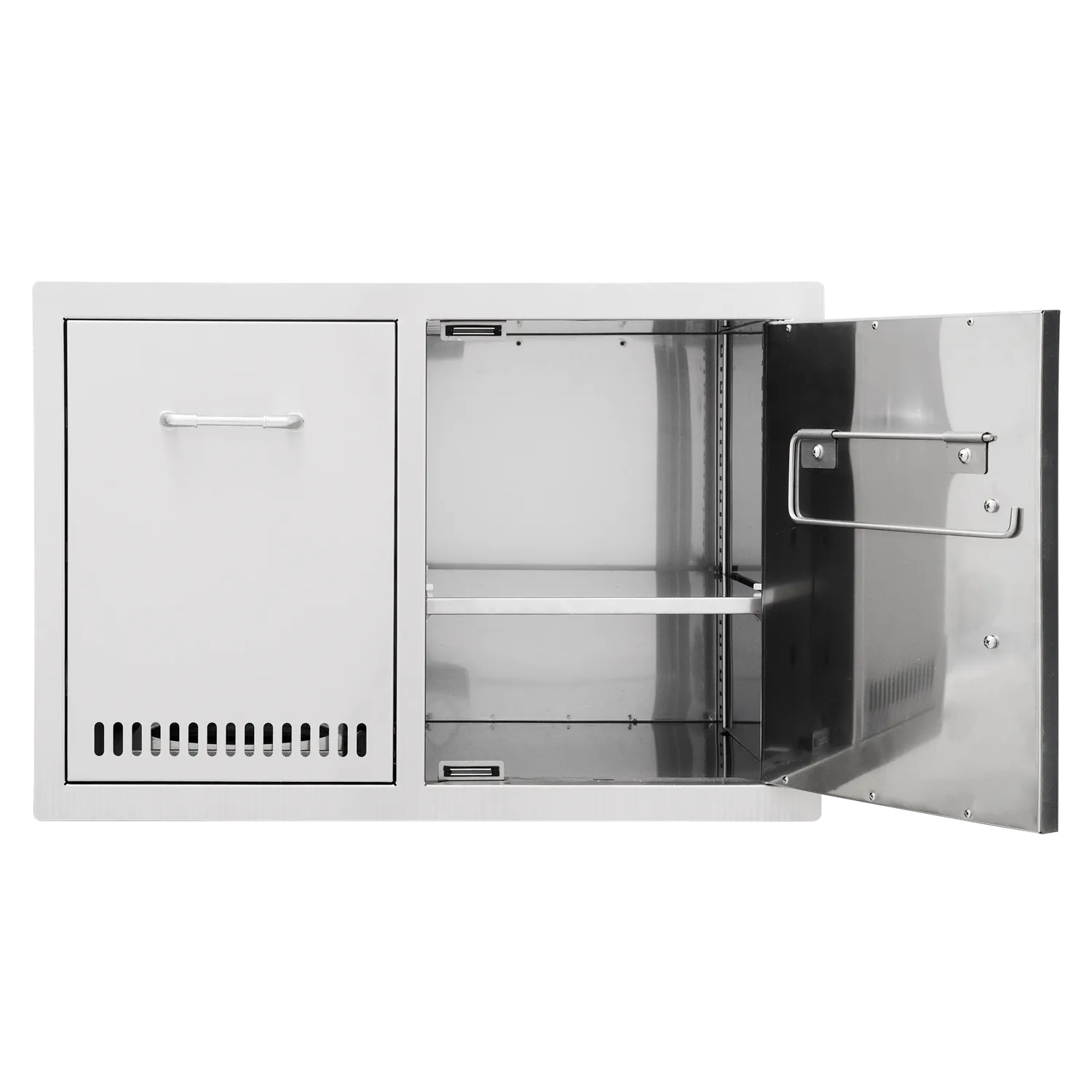 Bull Grill Tür Gasschublade Kombi 80 cm Edelstahl