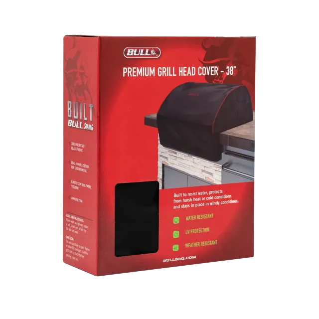 Bull Grill Grillabdeckung 100 cm Schwarz wasserdicht