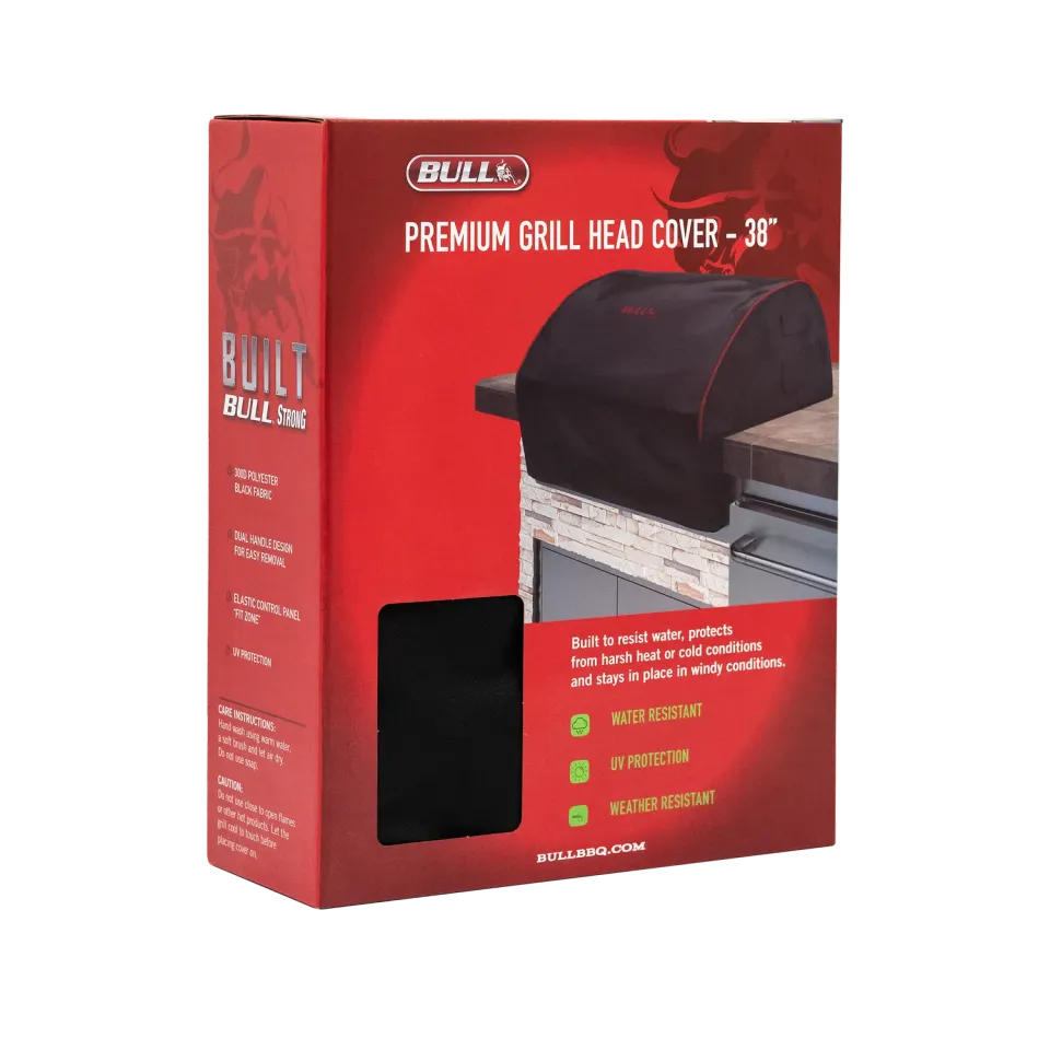 Bull Grill Grillabdeckung 100 cm Schwarz wasserdicht