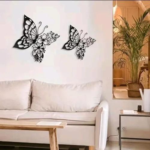 Homeparadise Butterfly Schmetterling Wanddeko 60x50 cm