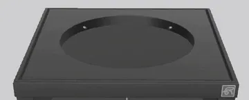 Roostr Rubix Inlay Kamado Einsatz unten links XL