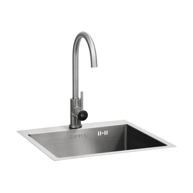 Bull Grill Large Stainless Steel Sink and Faucet Spüle