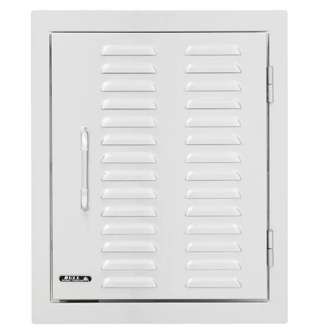 Bull Grill Fire Feature Vented Door Edelstahl