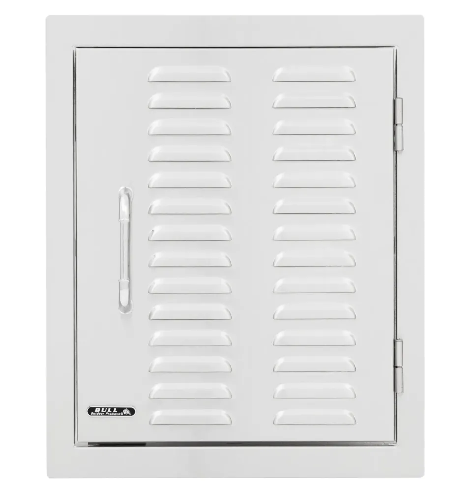 Bull Grill Fire Feature Vented Door Edelstahl