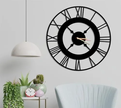 Homeparadise Aurum M149 Ring Wanduhr 60cm lautlos