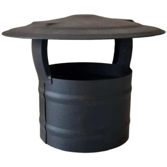 Homeparadise Regenhaube Ofenrohr 130 mm 1,2 mm