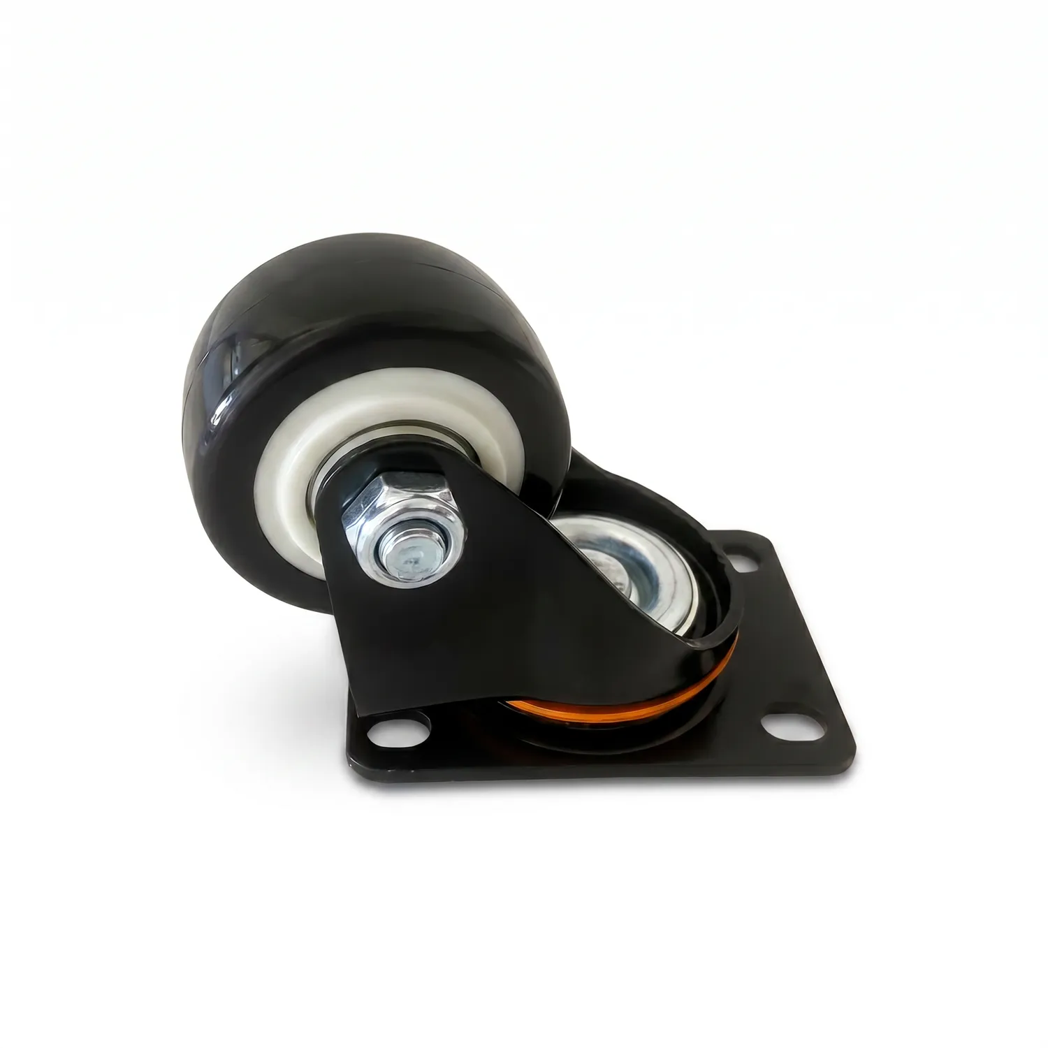 Goriller BlackBack Lenkrollen 4er-Set Hartgummi Schwerlast
