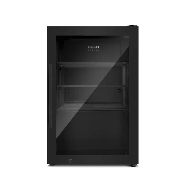 Roostr Einbaukühlschrank 63L Schwarz Rechts Einbaufront