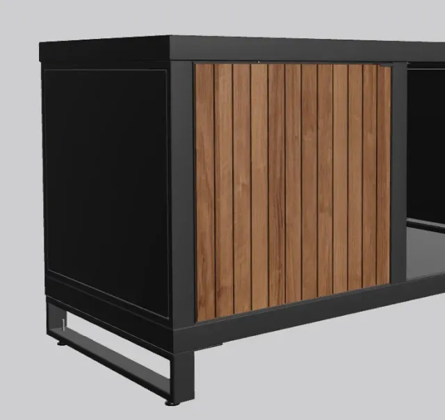 Roostr Rubix Tür Holz Fraké thermobehandelt