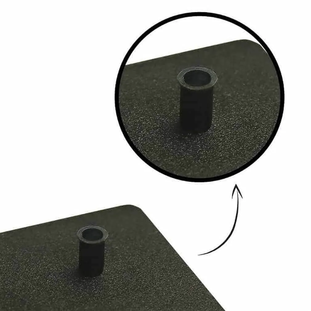 Homeparadise Baum des Lebens Wanddeko Metall 60x130cm schwarz