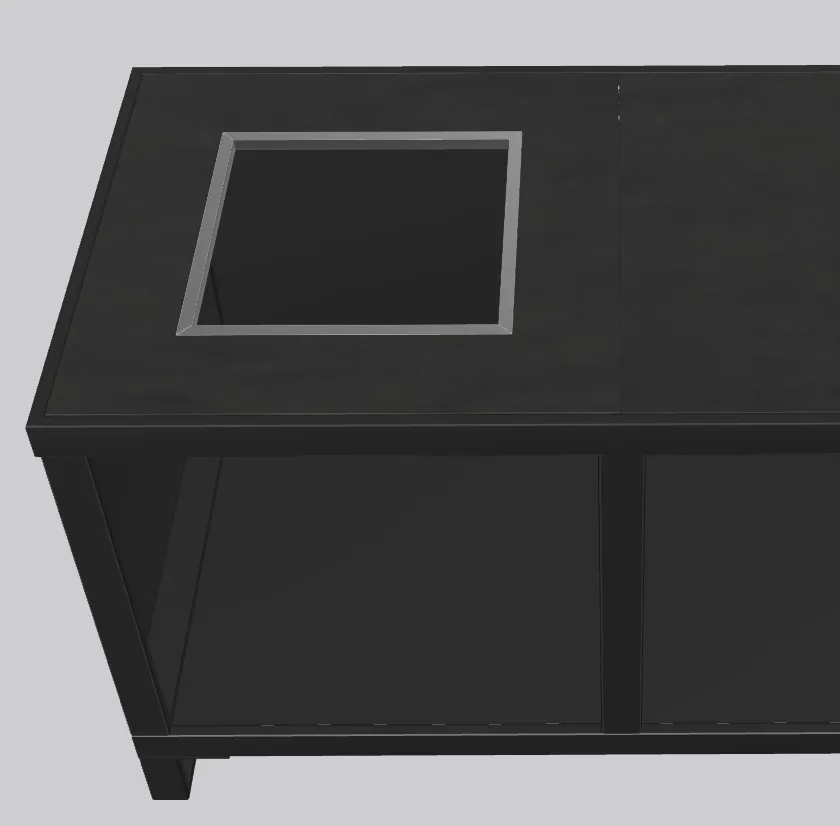 Roostr oneQ Einbaumodul Gasgrill Wokbrenner 8 kW