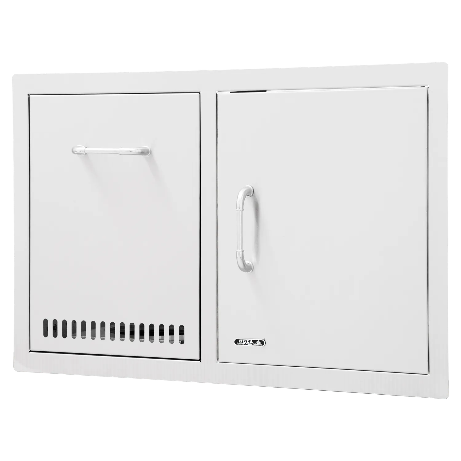 Bull Grill Tür Gasschublade Kombi 80 cm Edelstahl