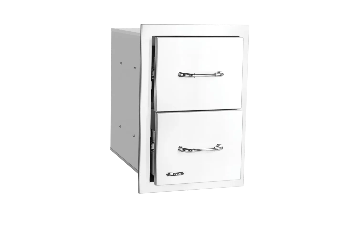 Bull Grill Double Drawer Doppelschublade Edelstahl Reveal