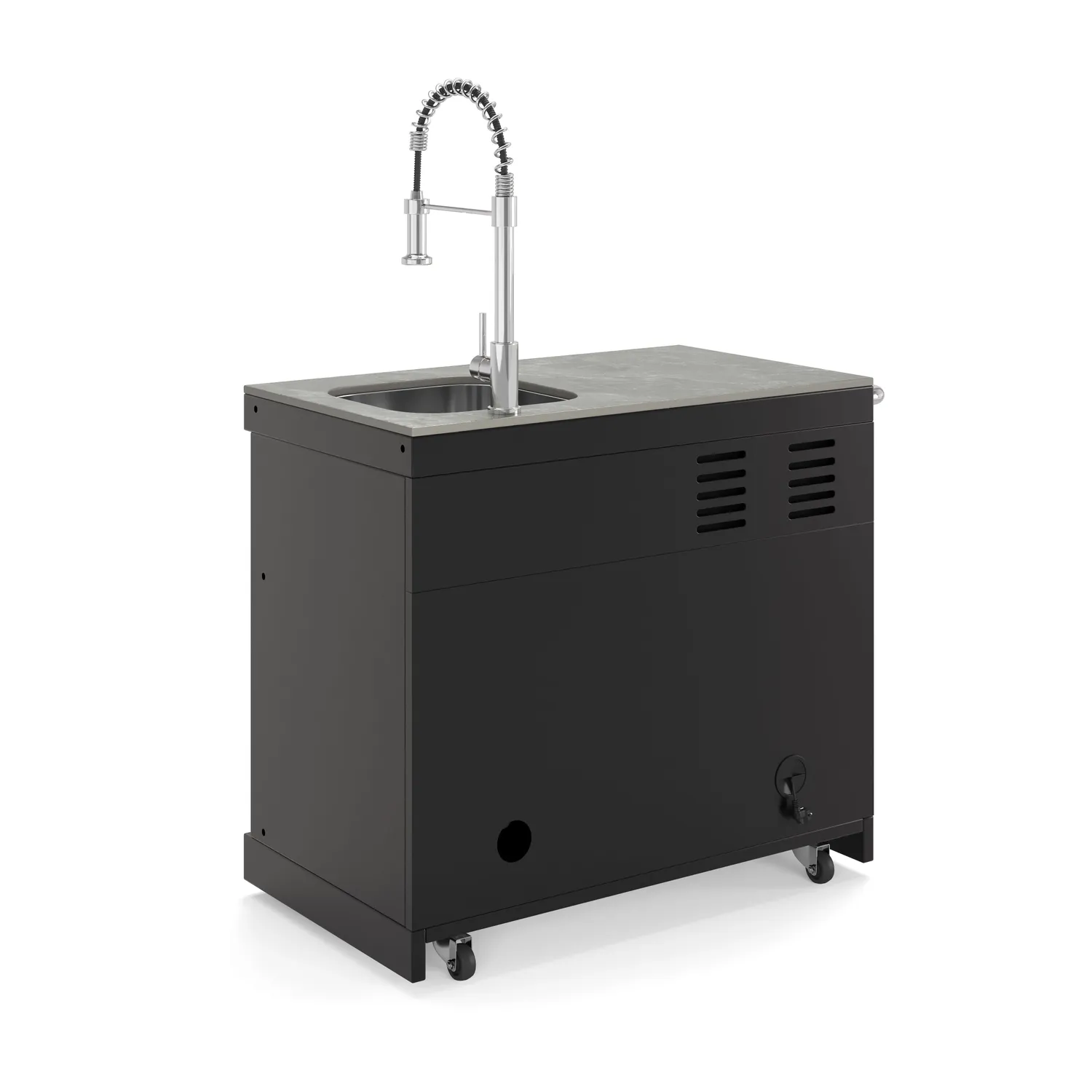 Goriller Empire Cool-Clean Kühlschrank-Spülbecken 63 L Schwarz