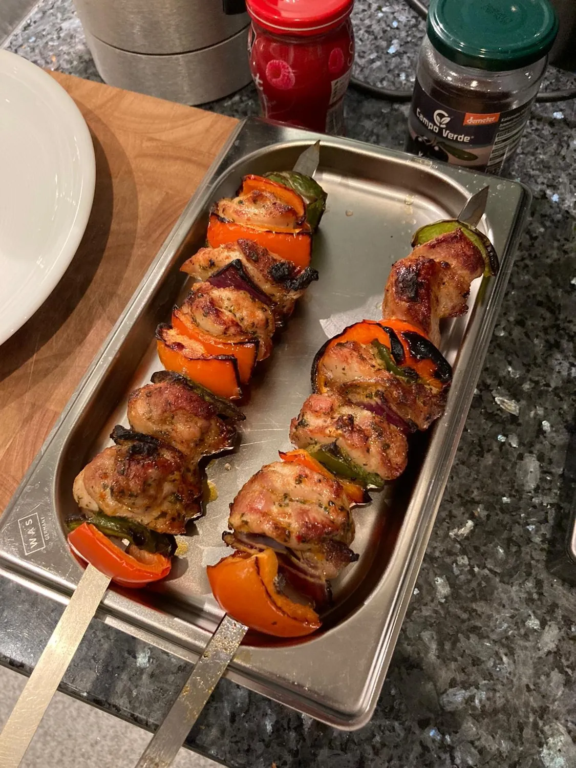 Beeftec Hotbox Grillspieß-Set Edelstahl 2 Spieße