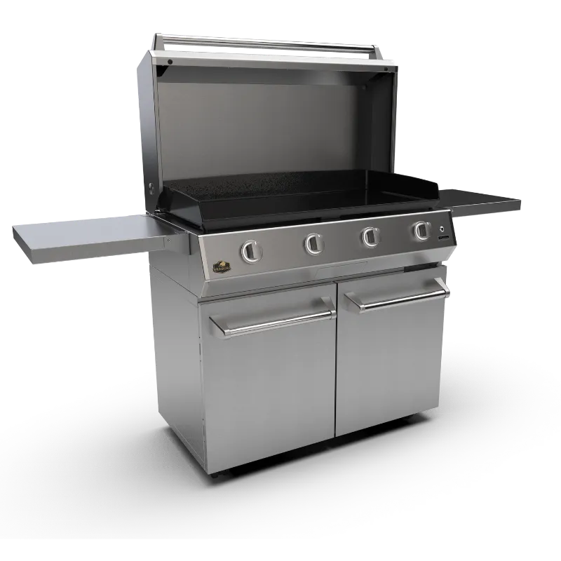 Brabura Inox Cart 40 Unterwagen Edelstahl Grillplatte