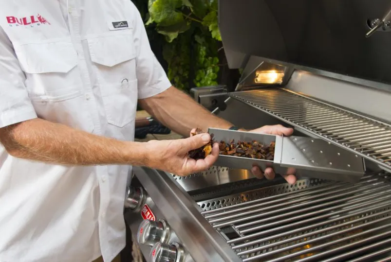 Bull Grill Smokerbox Räucherbox Edelstahl