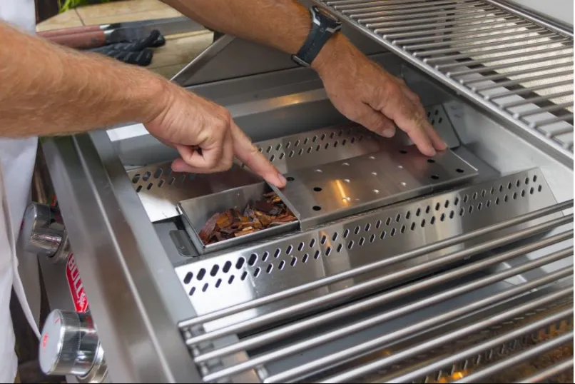 Bull Grill Smokerbox Räucherbox Edelstahl