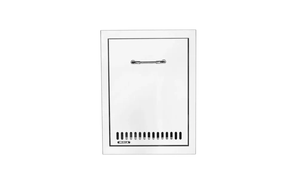 Bull Grill Propane Trash-Drawer Reveal Gasschublade