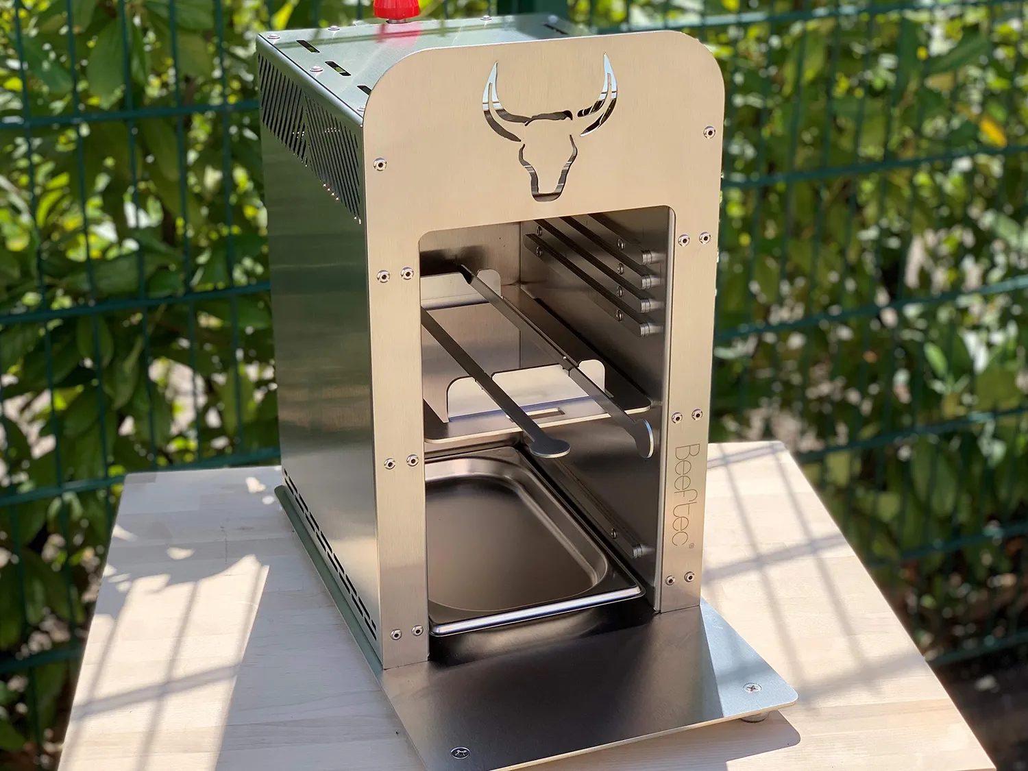 Beeftec Hotbox Grillspieß-Set Edelstahl 2 Spieße