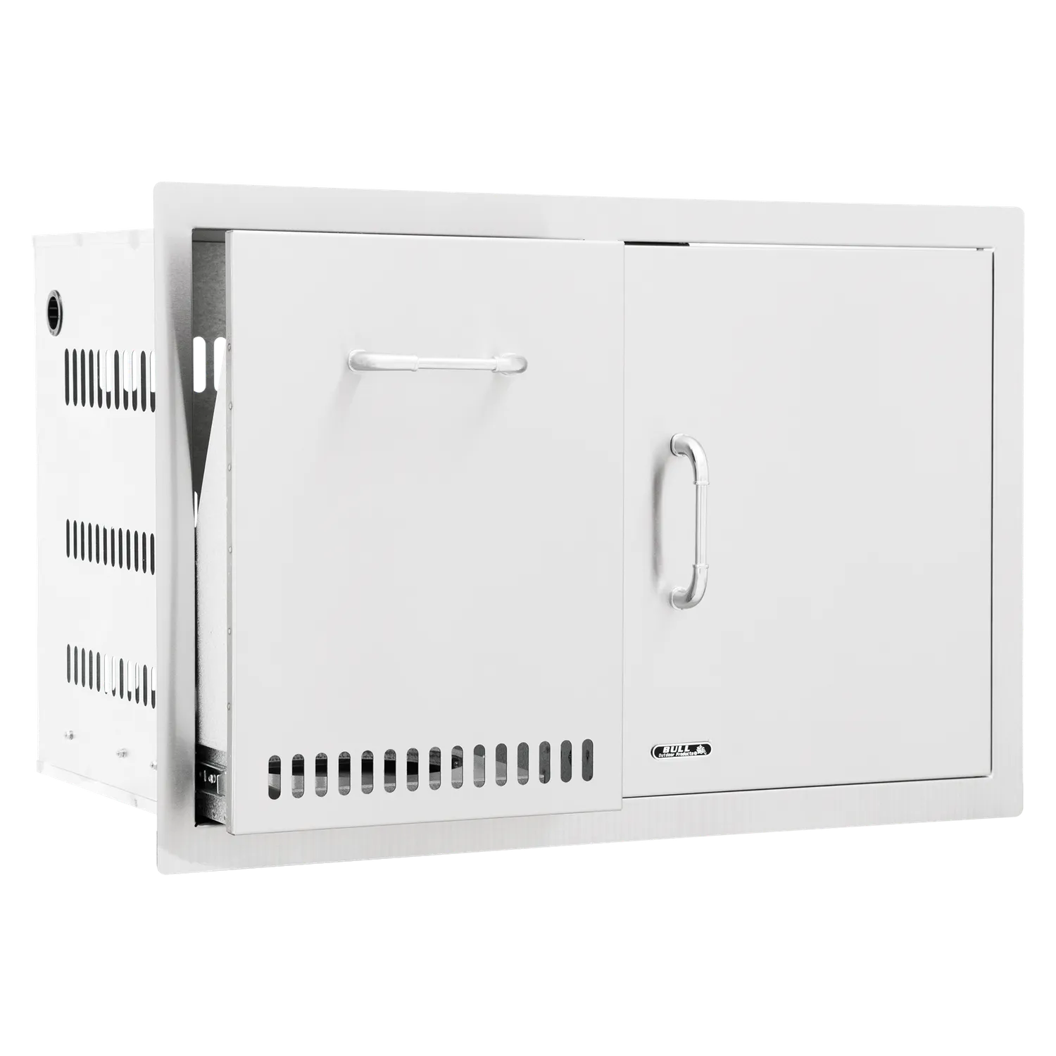Bull Grill Tür Gasschublade Kombi 80 cm Edelstahl