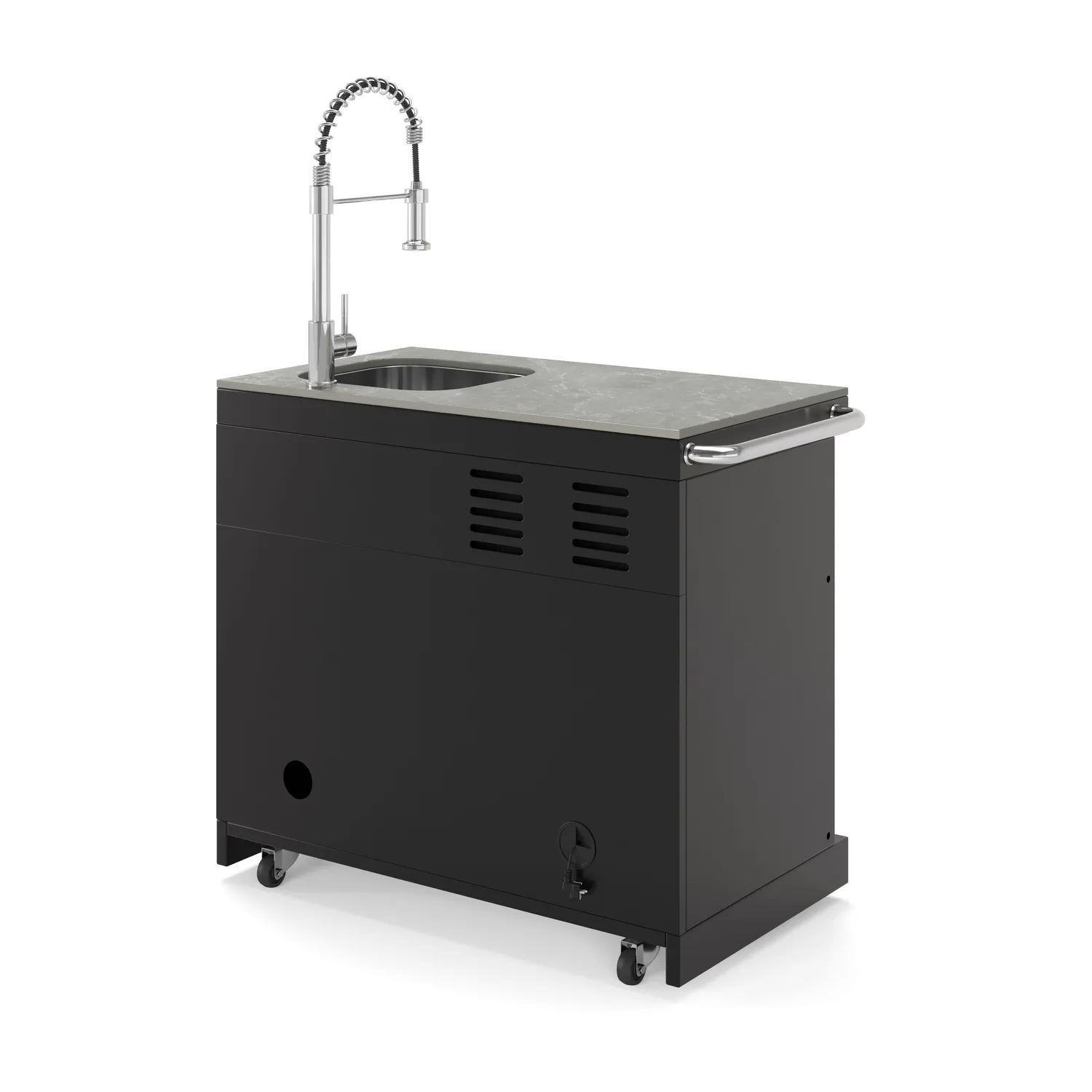 Goriller Empire Cool-Clean Kühlschrank-Spülbecken 63 L Schwarz