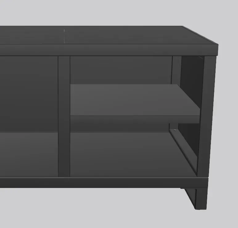 Roostr Rubix Regal Planke rechts Ablage