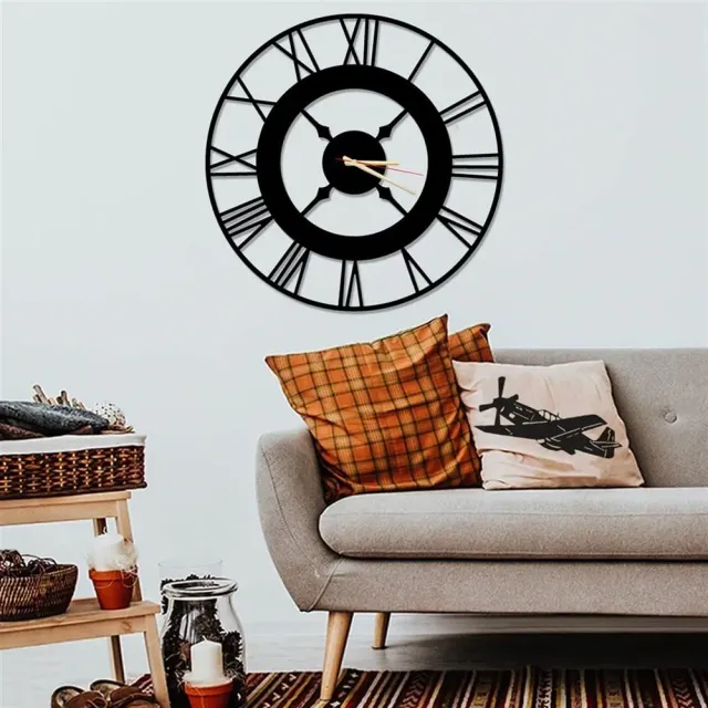 Homeparadise Aurum M149 Ring Wanduhr 60cm lautlos