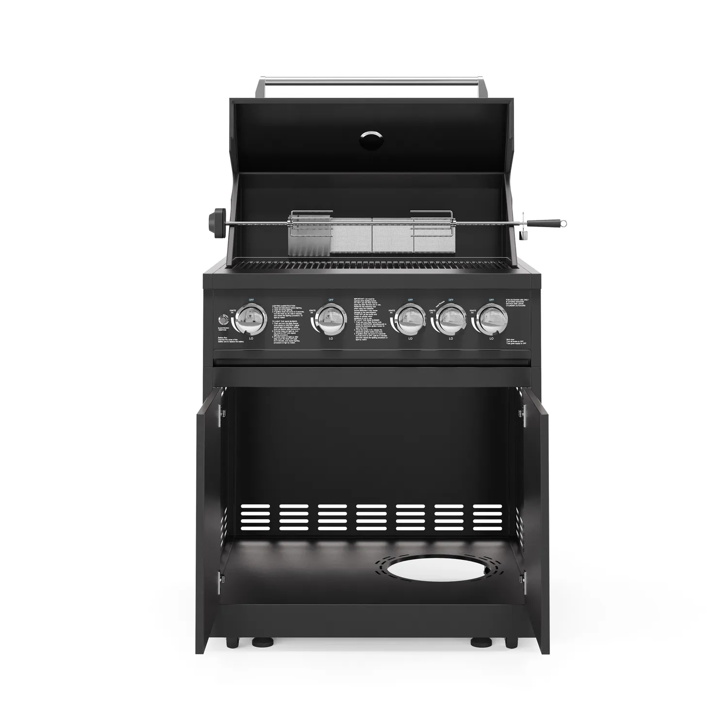 Goriller Jungle 5-Brenner Gasgrill Edelstahl-Rost