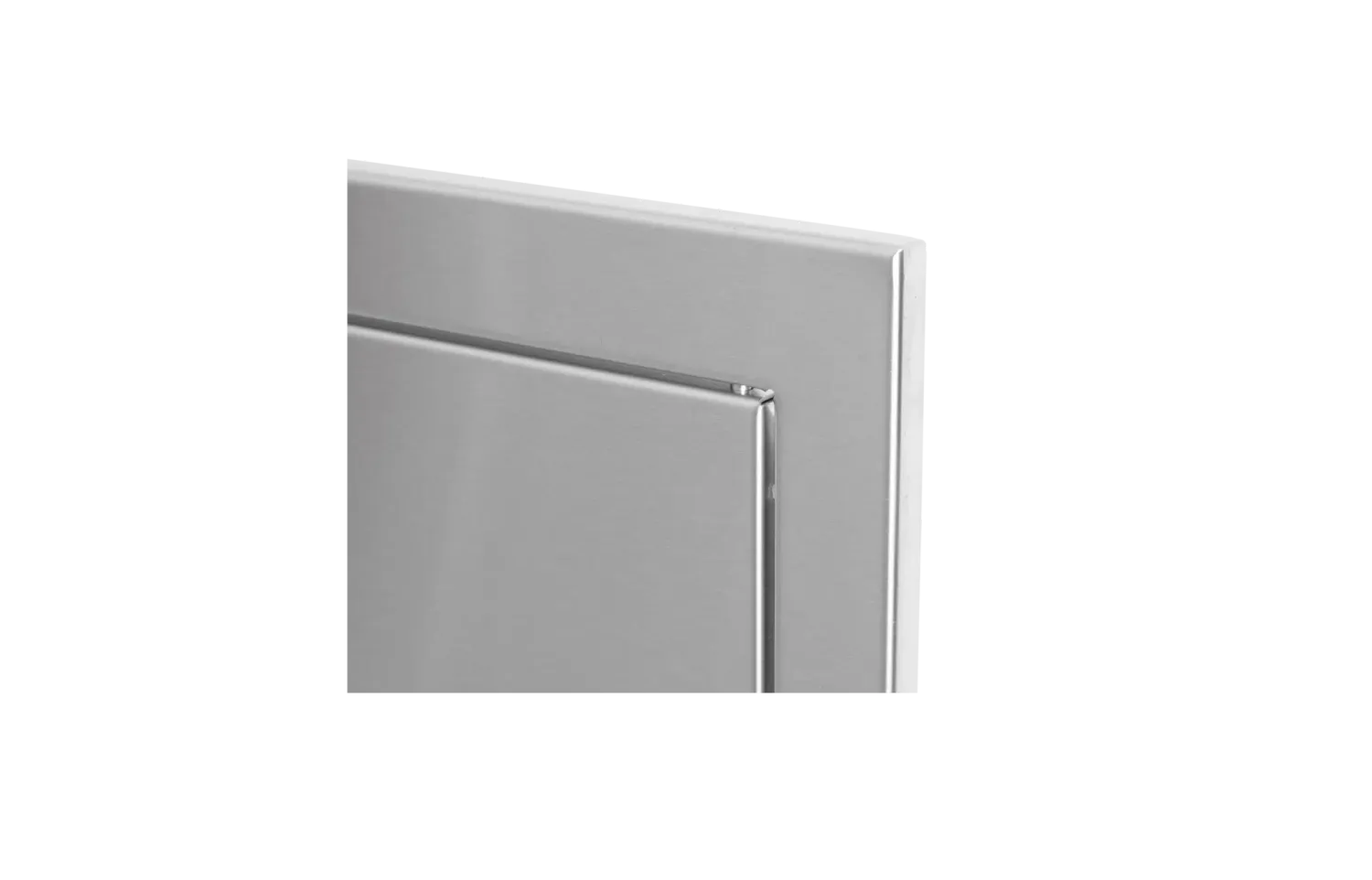 Bull Grill Vertical Door Einzeltür links Edelstahl Reveal