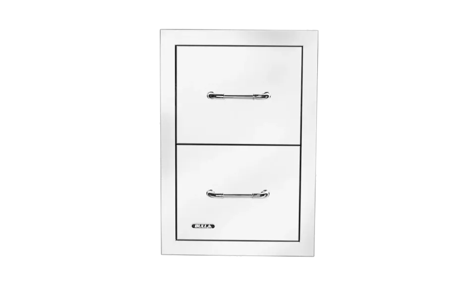 Bull Grill Double Drawer Doppelschublade Edelstahl Reveal