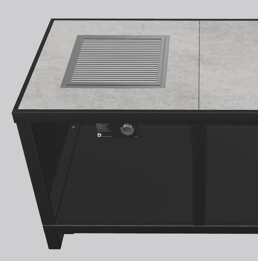 Roostr oneQ Einbaumodul Gasgrill Wokbrenner 8 kW