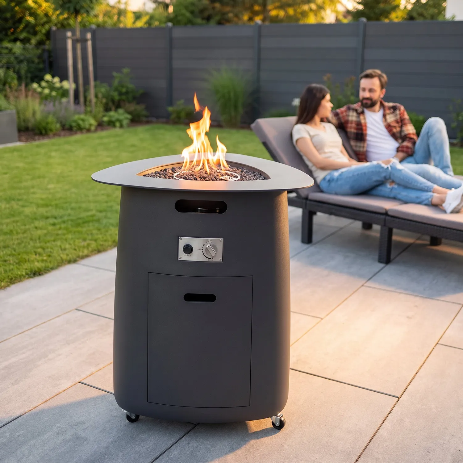 Goriller Firetable Feuertisch Gas 14,65 kW