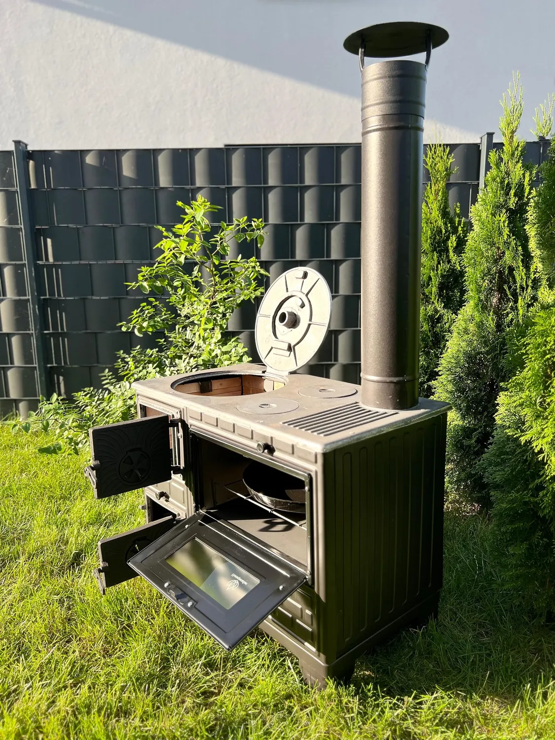 Homeparadise Terrassenofen 9 kW Guss Gartenküche