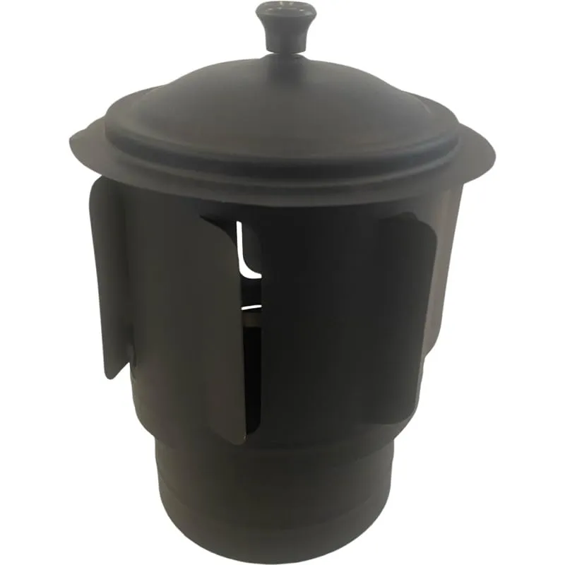 Homeparadise Regenhaube Ofenrohr 130 mm 1,2 mm