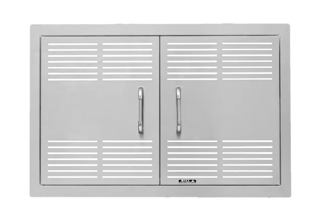 Bull Grill Doppeltür belüftet 80 cm Edelstahl