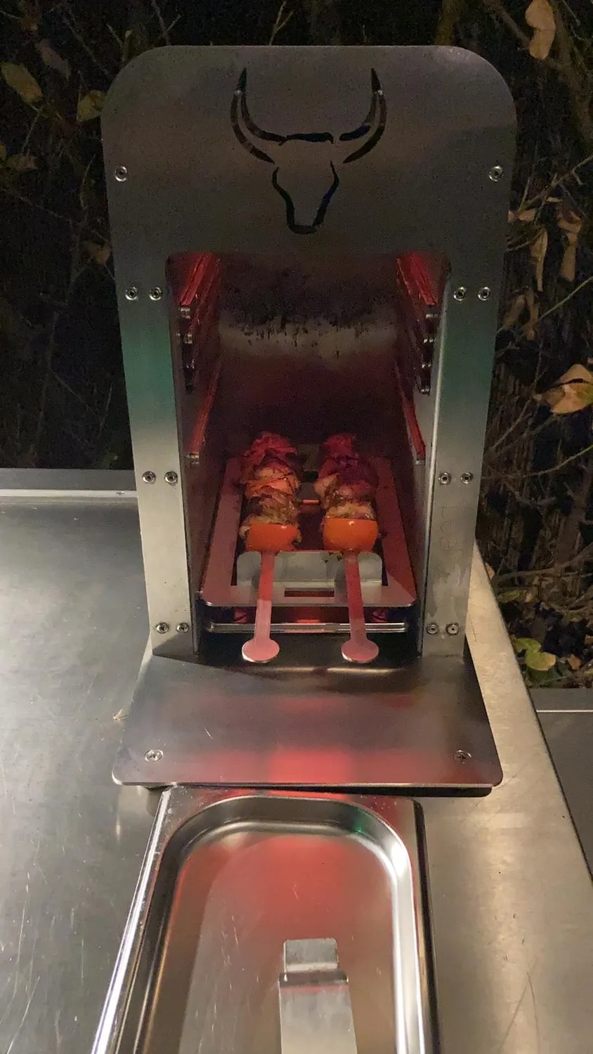 Beeftec Hotbox Grillspieß-Set Edelstahl 2 Spieße