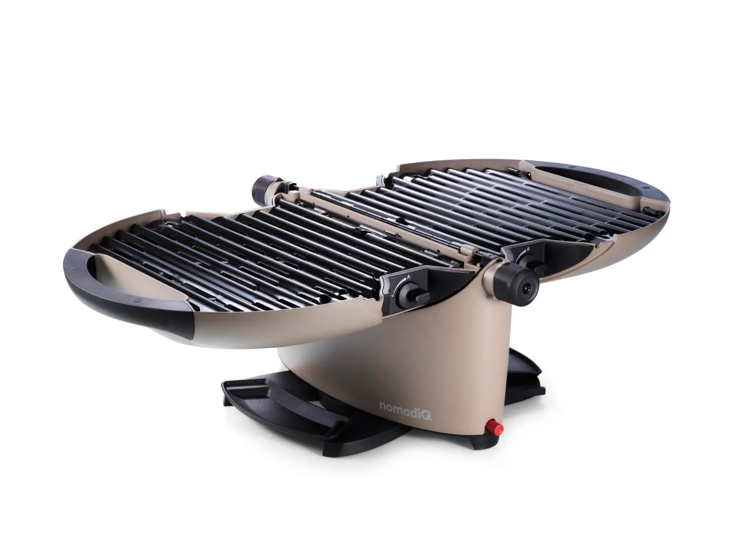 NomadiQ BBQ 3.0 Tischgrill Gas Grau 2 Brenner 5,6 kg