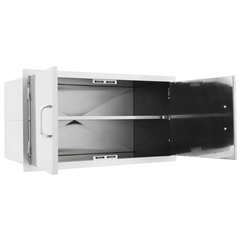 Bull Grill 100cm Double Door Innenverkleidung Edelstahl