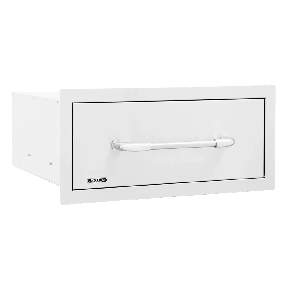 Bull Grill Schublade Edelstahl groß Soft-Close