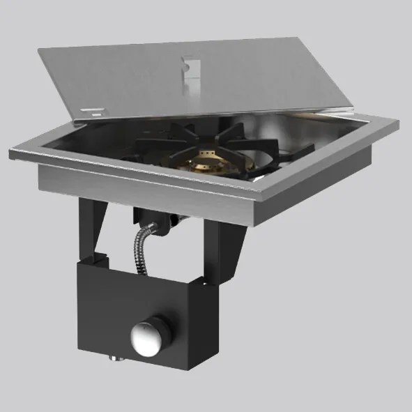 Roostr One-Q Einstiegssystem rechts Gasgrill 8 kW