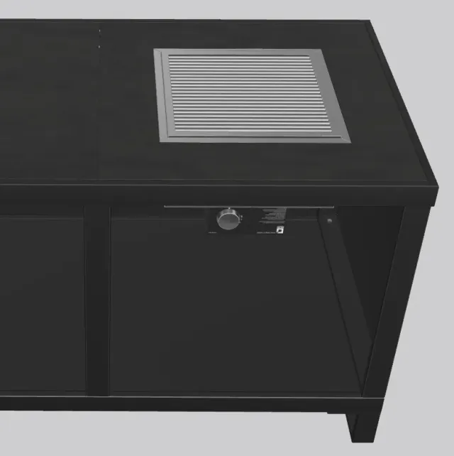 Roostr OneQ Einbausystem Links Grillmodul 8 kW Gasgrill