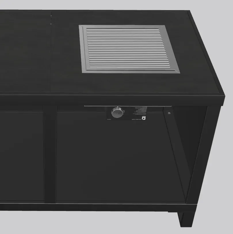 Roostr One-Q Einbausystem rechts Gasgrill 8 kW