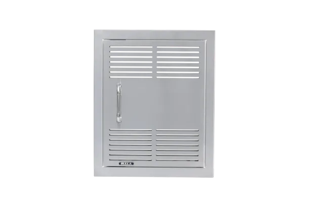 Bull Grill Single Vented Vertical Door Reveal Tür Edelstahl