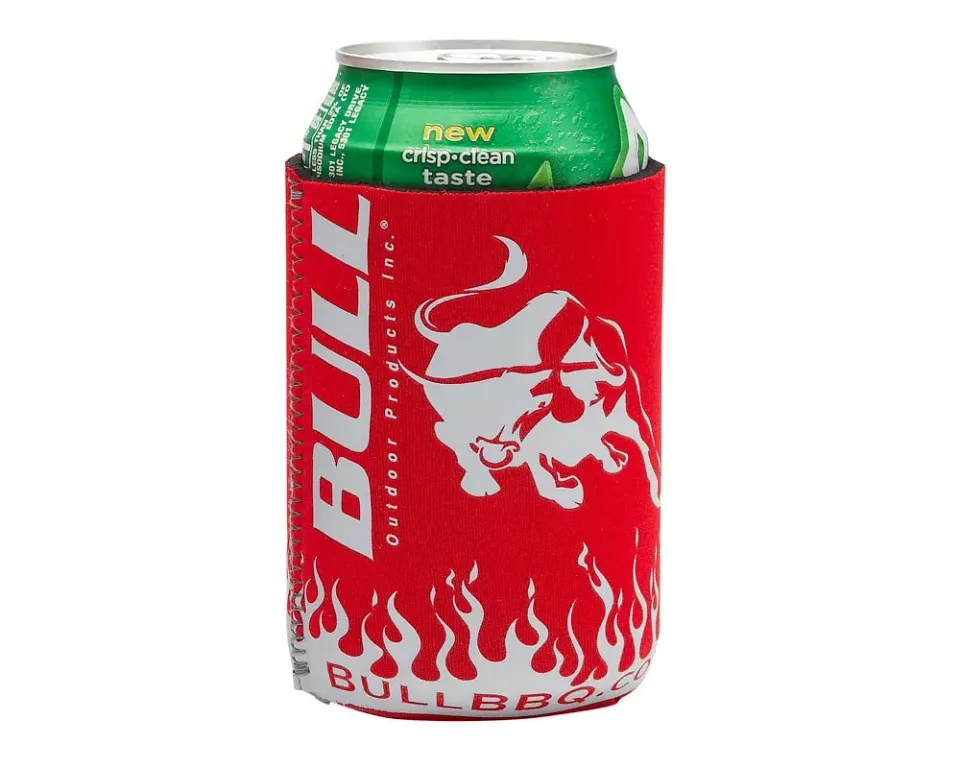 Bull Grill Dosenkühler Neopren rot Kühl-Cover