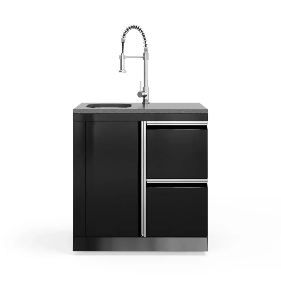 Goriller Blackback Clean Spülbecken Edelstahl Modul
