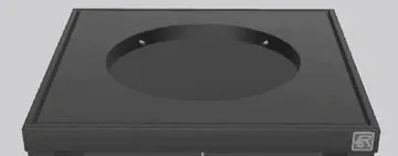 Roostr Rubix Inlay Kamado Einlegeplatte unten links 59