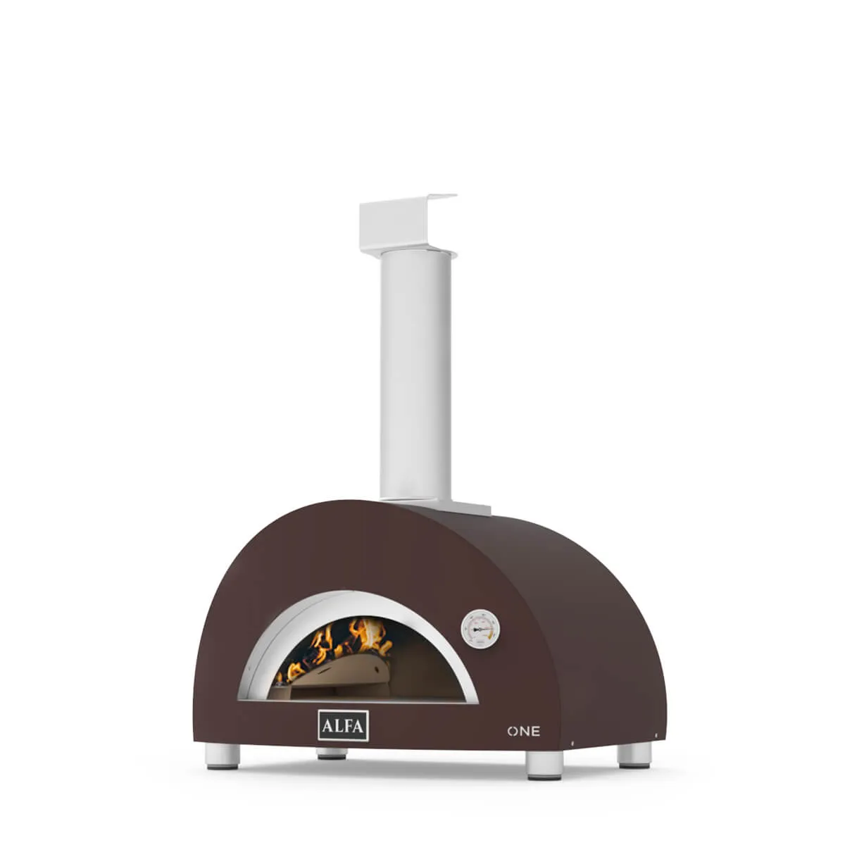 Alfa Forni One Pizzaofen holzbefeuert 500°C tragbar