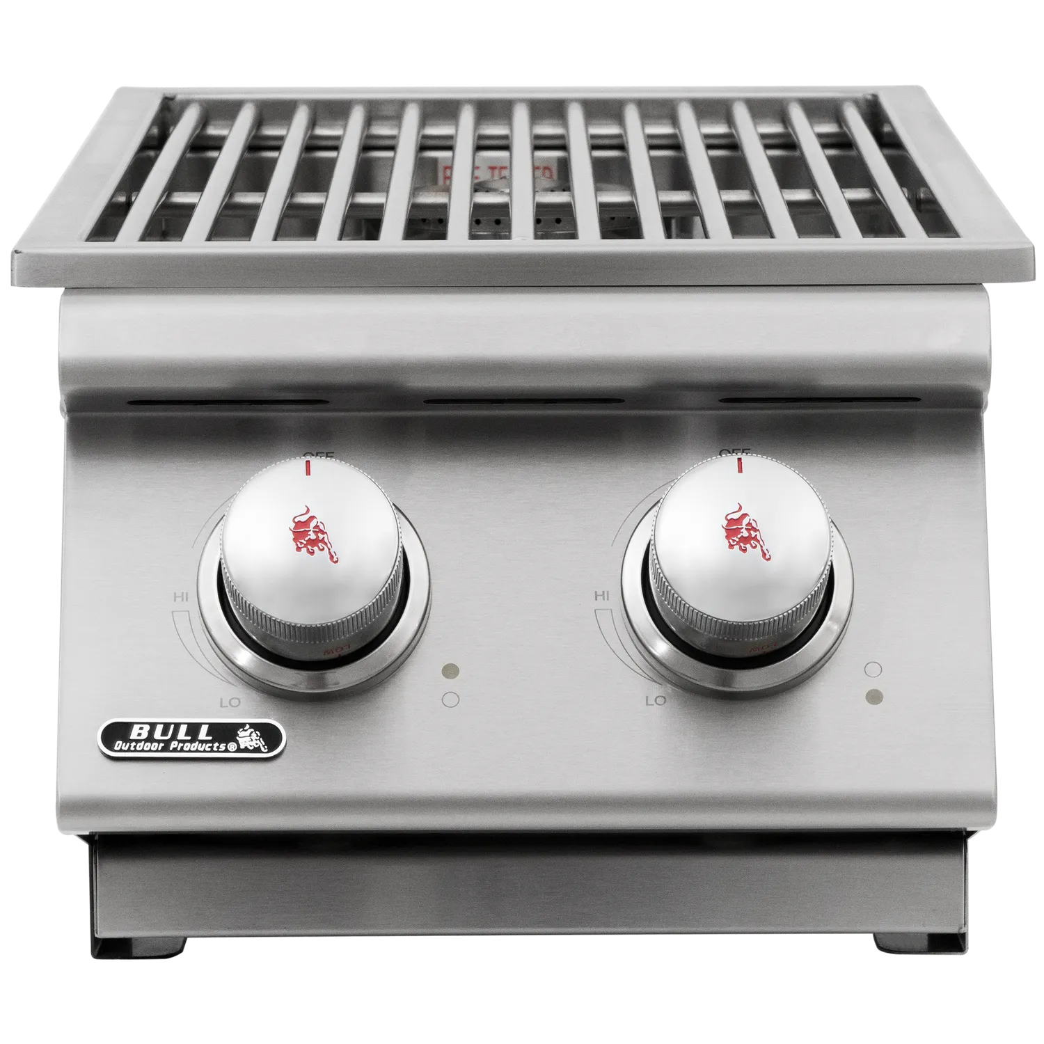 Bull Grill Slide-In Double Seitenbrenner Edelstahl