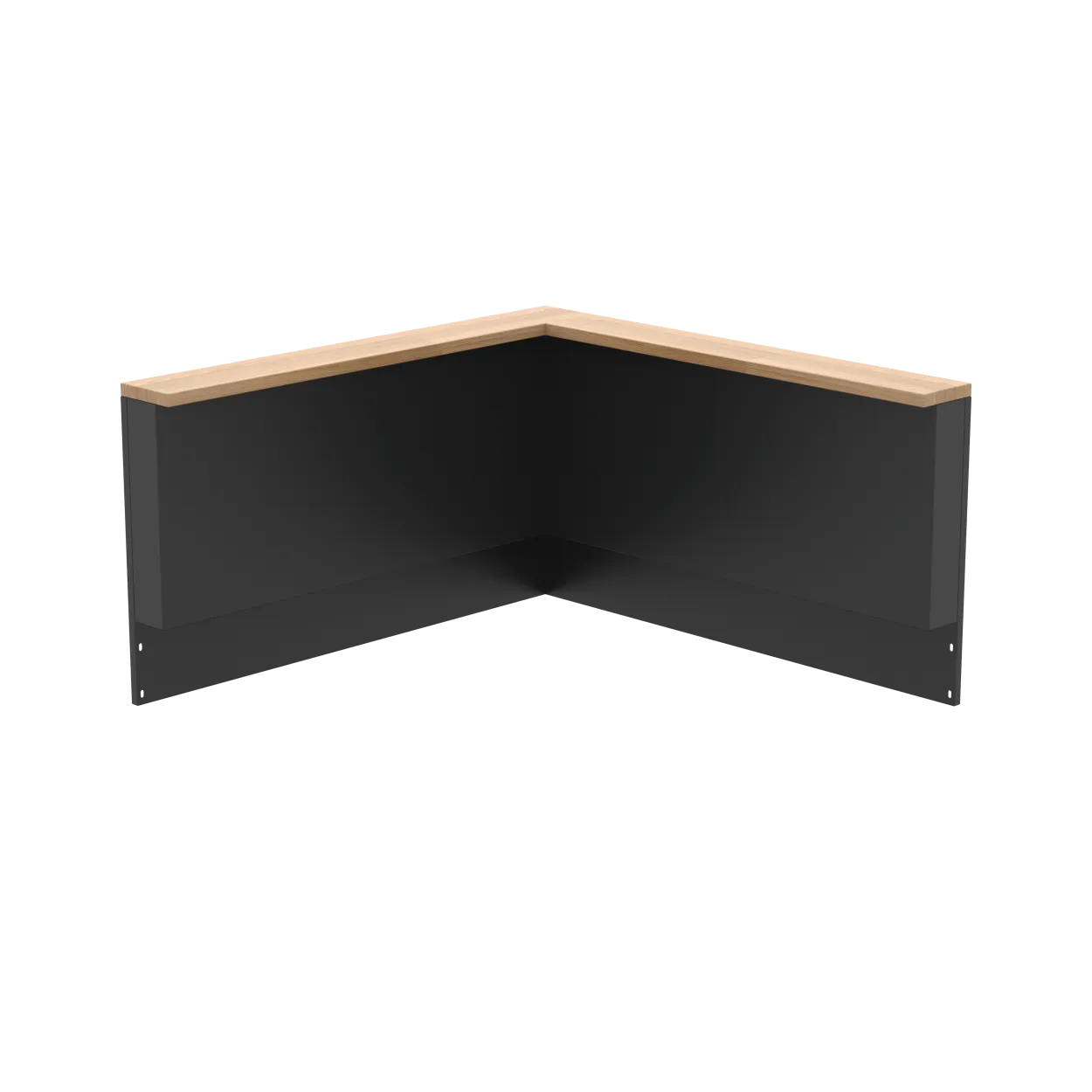 Brabura Wall 90 Corner Spritzschutz Edelstahl CT 90